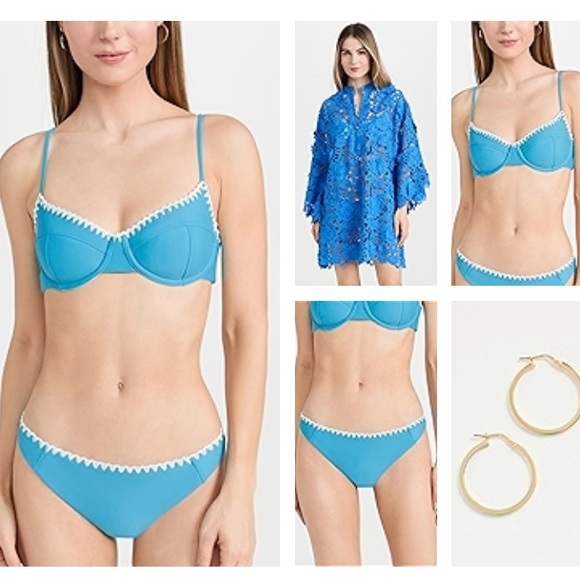 FINAL SALE RESORT Ramy Brook Bikini Bottoms, size L - Picture 4 of 4